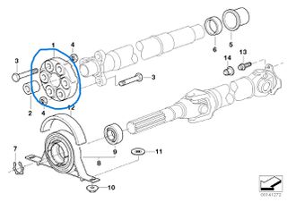 ΣΥΝΔΕΣΜΟΣ ΚΕΝΤΡΙΚΟΥ BMW E87 E21 E30 E36 E46 E90 E12 E28 Ε34 Ε60 Ε84 / febi ''BMW Βαμβακάς''-thumb-6