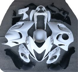 FULL FAIRING ΣΕΤ ΠΛΑΣΤΙΚΑ SUZUKI GSXR1300 2008-2016 ΑΒΑΦΟ ΛΕΥΚΟ