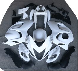FULL FAIRING ΣΕΤ ΠΛΑΣΤΙΚΑ SUZUKI GSXR1300 2008-2020 ΑΒΑΦΟ ΛΕΥΚΟ