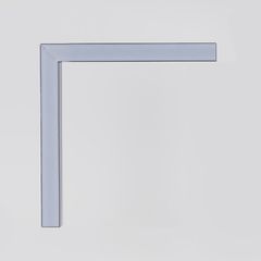 Φωτιστικό εξωτερικό γραμμικό γωνία 100x100cm 71,4W 6500K ψυχρό φως 35-40V 65x45 λευκό χρώμα