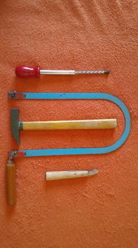 Σχολικά εργαλεία ξυλογλυπτικής δεκαετίας'60 (4 τεμάχια)