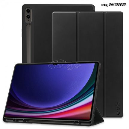 Tech-Protect Smartcase  Θήκη SC PEN με Υποδοχή για Γραφίδα, Μαύρο, για το Samsung Galaxy Tab S9 FE+ PLUS 12.4 X610 / X616B