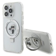 Karl Lagerfeld KLHMP14LHMRSKCH iPhone 14 Pro 6.1" white/white hardcase Ring Stand Karl MagSafe