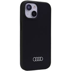 Audi Silicone Case for iPhone 15 Plus - black-thumb-1