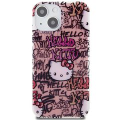Hello Kitty IML Tags Graffiti case for iPhone 15 - pink-thumb-2