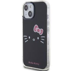 Hello Kitty IML Kitty Face case for iPhone 15 - black-thumb-1