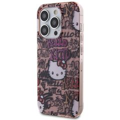 Hello Kitty IML Tags Graffiti case for iPhone 15 Pro Max - pink-thumb-1