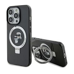 Karl Lagerfeld Ring Stand Karl MagSafe case for iPhone 14 Pro - black