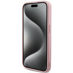Guess Saffiano Iridescent Script case for iPhone 14 Pro - pink-thumb-4