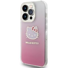 Hello Kitty IML Gradient Electrop Kitty Head case for iPhone 14 Pro - pink-thumb-1