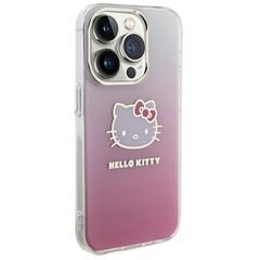 Hello Kitty IML Gradient Electrop Kitty Head case for iPhone 14 Pro - pink-thumb-3