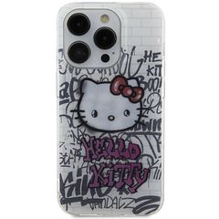 Hello Kitty IML Kitty On Bricks Graffiti case for iPhone 14 Pro - white-thumb-2