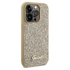 Guess Disco Metal Script case for iPhone 14 Pro - gold-thumb-3