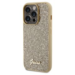 Guess Disco Metal Script case for iPhone 14 Pro Max - gold-thumb-1