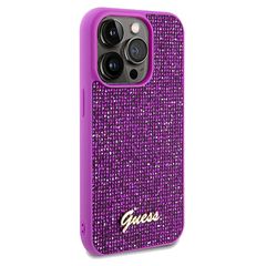Guess Disco Metal Script case for iPhone 14 Pro Max - fuchsia-thumb-3