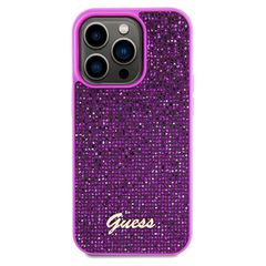 Guess Disco Metal Script case for iPhone 14 Pro Max - fuchsia-thumb-2