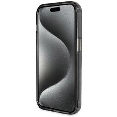 Guess Ring Stand Script Glitter MagSafe case for iPhone 14 Pro Max - black-thumb-4