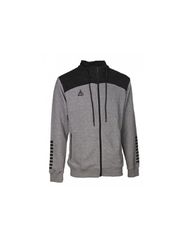 Select Oxford Zip Hoodie U T2601811 greyblack