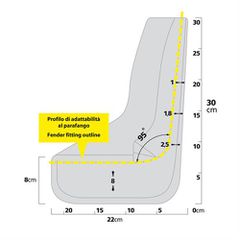 ΛΑΣΠΩΤΗΡΕΣ SPLASH-GUARDS CONTOUR 22x30cm TYPE-1 2ΤΕΜ.-thumb-1