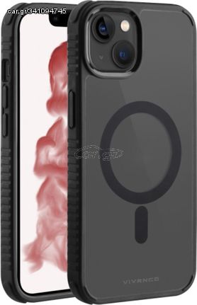 Vivanco Mag Solid Elite Cover Iphone 14 Plus semi-Transparent Black Backcover - (63509)