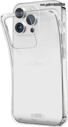 SBS 0.3 Skinny Tpu Iphone 15 Pro Transparent Backcover - (SKINIP1561PT)