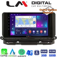 MEGASOUND - LM ZE8280 GPS Οθόνη OEM Multimedia Αυτοκινήτου για Skoda Octavia 2021> (CarPlay/AndroidAuto/BT/GPS/WIFI/GPRS)