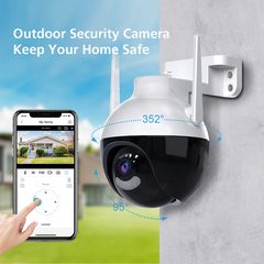 JRT ELECTRONICS  Wifi IP Camera Wireless Outdoor Surveillance Cameras PTZ 