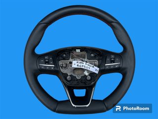 FORD FIESTA 2017-2024 ΜΕΤΑΧΕΙΡΙΣΜΕΝΑ ΑΝΤΑΛΛΑΚΤΙΚΑ ( τιμόνι δερμάτινο με τα χειριστήρια του και κωδικό H1BJ-3600-ABC3GRX )