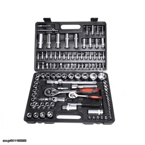 Βαλίτσα Χειρός Εργαλείων 1\2″ & 1\4″ 108 τεμαχίων – XR