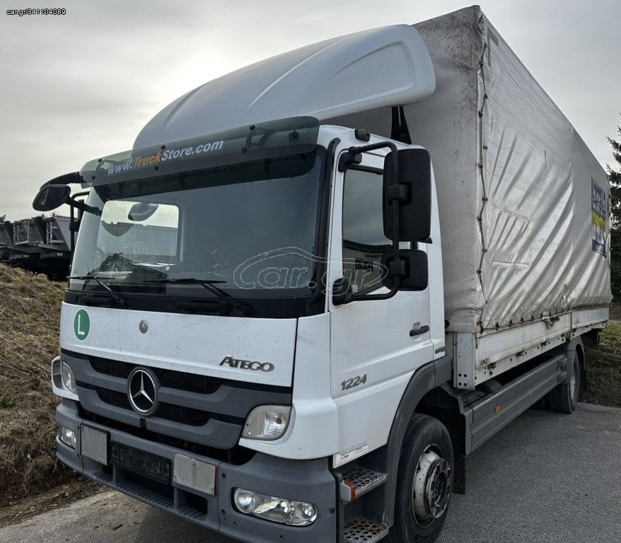 Καρότσα Μουσαμάς Mercedes-Benz 2014 Atego 1224 Klima 412000km!!!