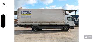 Καρότσα Μουσαμάς Mercedes-Benz 2014 Atego 1224 Klima 412000km!!!-thumb-5