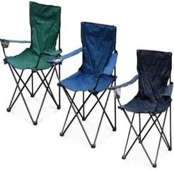 Καρέκλα Παραλίας Πτυσσόμενη Action Μεταλλική - 3 Χρώματα Summer Club 50χ50χ80