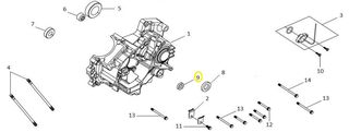 Τσιμούχα Λευγέ Ταχυτήτων 14*24*6 Sym VF.185 E5 91201-M36-000-L1