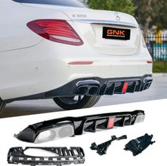 ΠΙΣΩ ΣΠΟΙΛΕΡ Rear Bumper Air Diffuser Mercedes E-Class W213 Sport Line (2016-2019) BRABUS Design