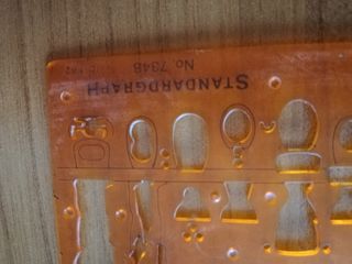 Stencils 5 κομμάτια διάφορα σχέδια -thumb-2