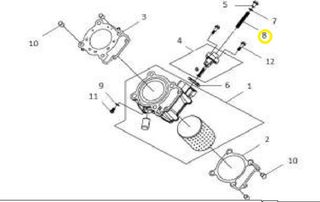 Ελατήριο Τεντωτήρα Καδένας Sym VF.185 2020-2020 14525-H6T-0000-L1