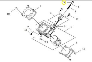 O-ring Τεντωτήρα Καδένας Sym VF.185 2020-2020 14524-H6T-000