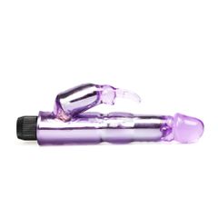 Crystal Purple Rabbit Vibrator-thumb-1