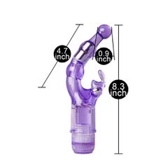 Multi-Speed TPE G-Spot Beaded Vibrator-thumb-3