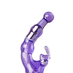 Multi-Speed TPE G-Spot Beaded Vibrator-thumb-2
