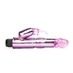 Crystal Pink Rabbit Vibrator-thumb-1