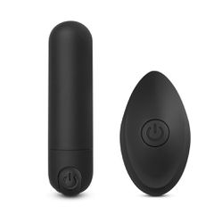 10 Speeds Rechargeable Remote Control Black Color Vibrating Bull