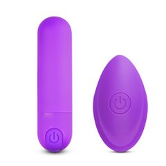 10 Speeds Rechargeable Remote Control Purple Color Vibrating Bul