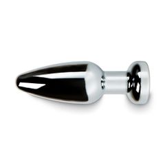 10 Speeds Remote Control Metal Vibrating Butt Plug ( 4.5'' )-thumb-1