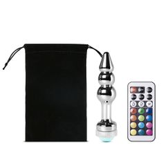 Metal Butt Plug with Light Type IV ( Non Vibrating )-thumb-6