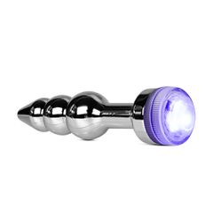 Metal Butt Plug with Light Type IV ( Non Vibrating )-thumb-3