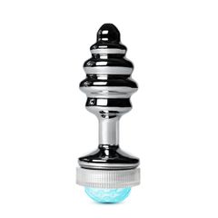 Metal Butt Plug with Light Type III ( Non Vibrating )-thumb-1