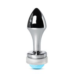 Metal Butt Plug with Light Type II ( Non Vibrating )-thumb-1