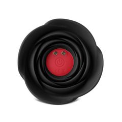 10-Speed Remote Control Black Silicone Vibrating Anal Plug-thumb-3