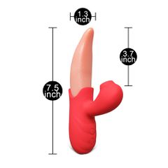 10-Speed Silicone Vibrating Tongue with Sucking Function-thumb-5